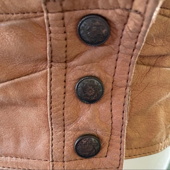 Vintage Winlet Authentic Leather Bomber Jacket - Picture 7 of 14